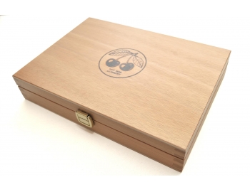 5697001-5697001, DOS CEREZAS, Juego 6 gubias selecion especial para grabado xilografia en caja madera-3.