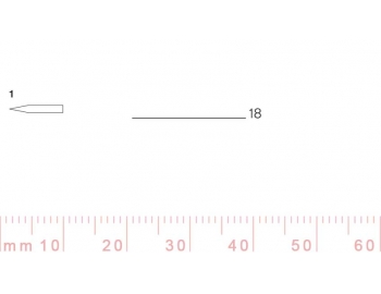 1/18-1/18, Pfeil, Gubia Recta corte 1, 18mm, doble bisel, plana-1.
