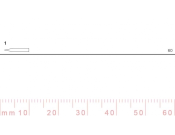 1/60-1/60, Pfeil, Gubia Recta corte 1, 60mm, doble bisel, plana-1.