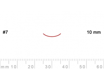 7/10-7/10, Pfeil, Gubia Recta corte 7, 10mm, curvada-1.