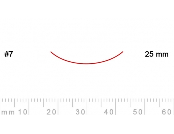 7/25-7/25, Pfeil, Gubia Recta corte 7, 25mm, curvada-1.