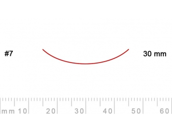 7/30-7/30, Pfeil, Gubia Recta corte 7, 30mm, curvada-1.