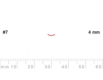 7/4-7/4, Pfeil, Gubia Recta corte 7, 4mm, curvada-1.