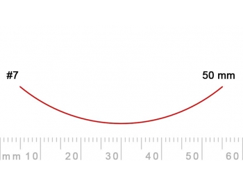 7/50-7/50, Pfeil, Gubia Recta corte 7, 50mm, curvada-1.