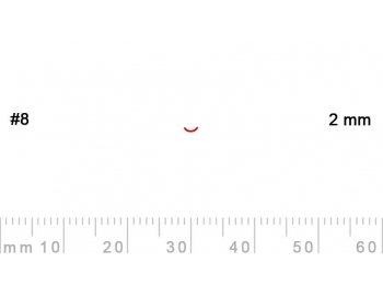 8/2-8/2, Pfeil, Gubia Recta corte 8, 2mm, curvada-1.