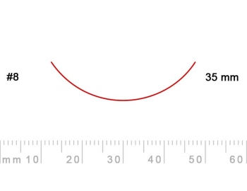 8/35-8/35, Pfeil, Gubia Recta corte 8, 35mm, curvada-1.