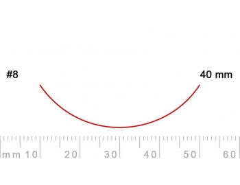 8/40-8/40, Pfeil, Gubia Recta corte 8, 40mm, curvada-1.