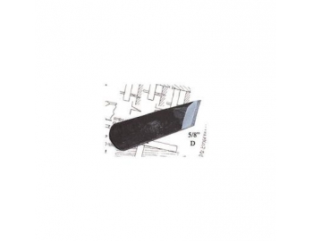 156128-Repuesto cuchillo para gramil 15mm White steel 64 Hrc laminado Iketui-1.