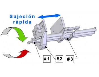 HVRQ 802-Prensa 23cm frontal de banco ebanista sujeción rápida York HVRQ 802 22.86cm-3.