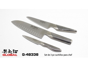 G-48338-3pz. Set cuchillos de chef Global G-48338-4.