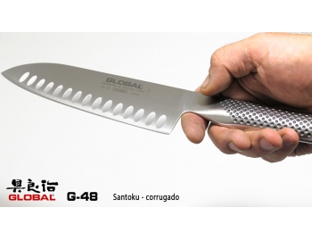 G-48-Cuchillo Santoku 18cm corrugado Global G-48-2.