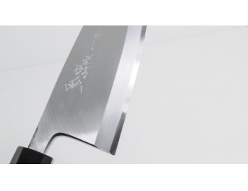 d165w2-Cuchillo Deba 16.5cm acero Shirogami #2 Yoshihiro d165w2-5.