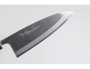 d165w2-Cuchillo Deba 16.5cm acero Shirogami #2 Yoshihiro d165w2-6.