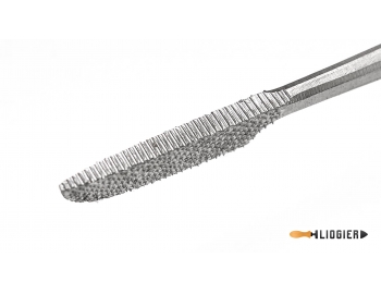 L150-1-15-Escofina de codillo 1 cuchara y cuchillo 150mm pique 15 Liogier L150-1-15-5.