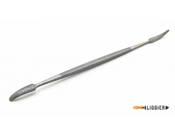 L150-3-15-Escofina de codillo 3 brocha y aceituna 150mm pique 15 Liogier L150-3-15-1.