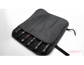 GUB0030-Estuche de cuero para 6pz cuchillos Zanmai GUB00030-5.