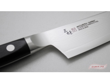 En la imagen se observa cuchillo de chef de acero inoxidable de alto carbono