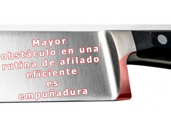 Empuñadura-Servicio de remover 5mm empuñadura de un cuchillo de cocina en LIMA-1.