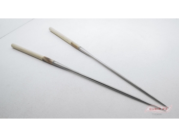 GUB0037-Palitos servir sushi Moribashi Chopsticks metal 21cm GUB0037-3.