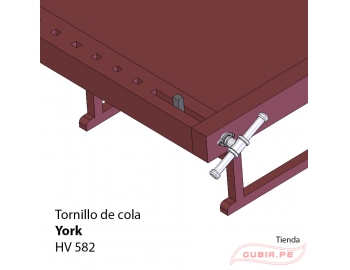 HV 582-Tornillo de cola banco ebanisteria York HV 582-5.