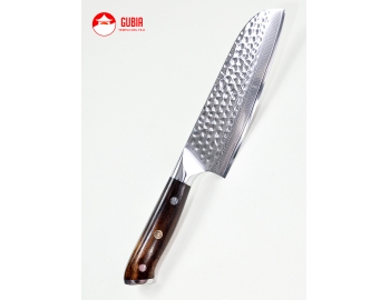 B13D-RS-Santoku 18cm acero 10Cr+Damasco martillado 67capas B13D-RS-1.