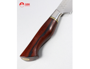 B30r-WY-Utilitario 15cm Damasco martillado+14Cr Palo Rosa B30r-WY-3.