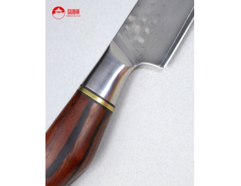 B30r-WY-Utilitario 15cm Damasco martillado+14Cr Palo Rosa B30r-WY-4.