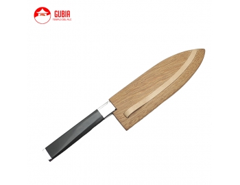 GUB0107-Funda de madera protector de filo cuchillo Deba 18cm GUB0107-2.
