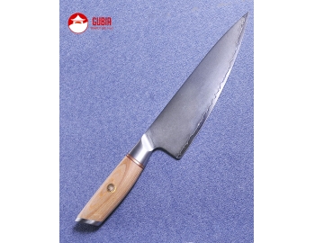 B37s-Cs-21-Cuchillo de Chef 21cm Acero 10Cr inoxidable  XinZuo B37s-Cs-21-1.