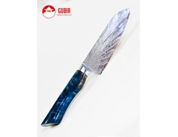 St18-321-Santoku 18cm Damasco+10Cr azul St18-321-1.