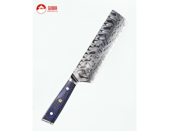 Nk18-249-Nakiri 18cm PANAL azul 10Cr+Damasco Nk18-249-1.