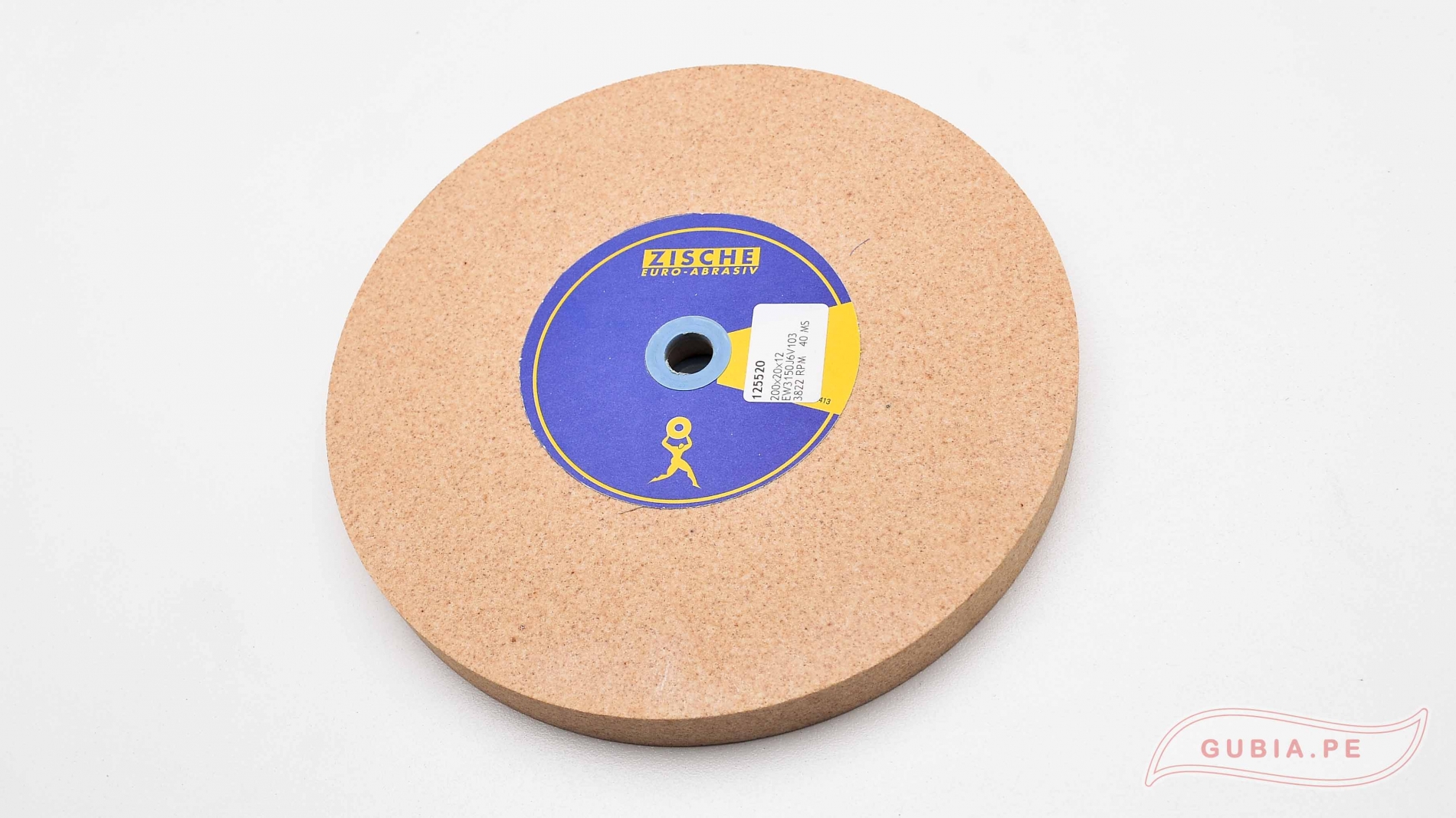 DiscoZ150-Disco de esmeril grano #150 afilar microbisel gubias Naranjado Zische DiscoZ150-max-1.