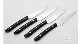 M6-WY-4pc-Cuchillo de utilidad 13cm SET 4pz acero 1.4116 M6-WY-4pc.