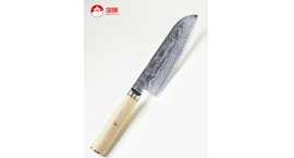 St18-406-Santoku 18cm S P R i N G 14Cr+Damasco St18-406.