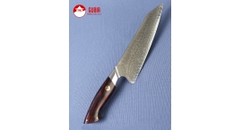 B38-CS-21-Gyuto 21cm damasco+14Cr vetaG10 B38-CS-21.