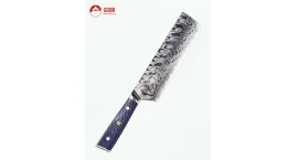 Nk18-249-Nakiri 18cm PANAL azul 10Cr+Damasco Nk18-249.