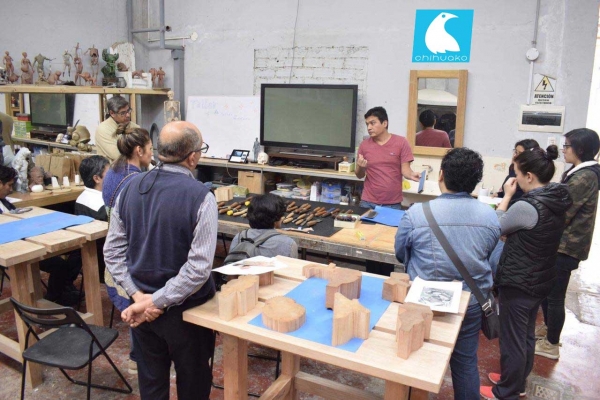 Introduccion al Chihuaco taller Tallado en Madera