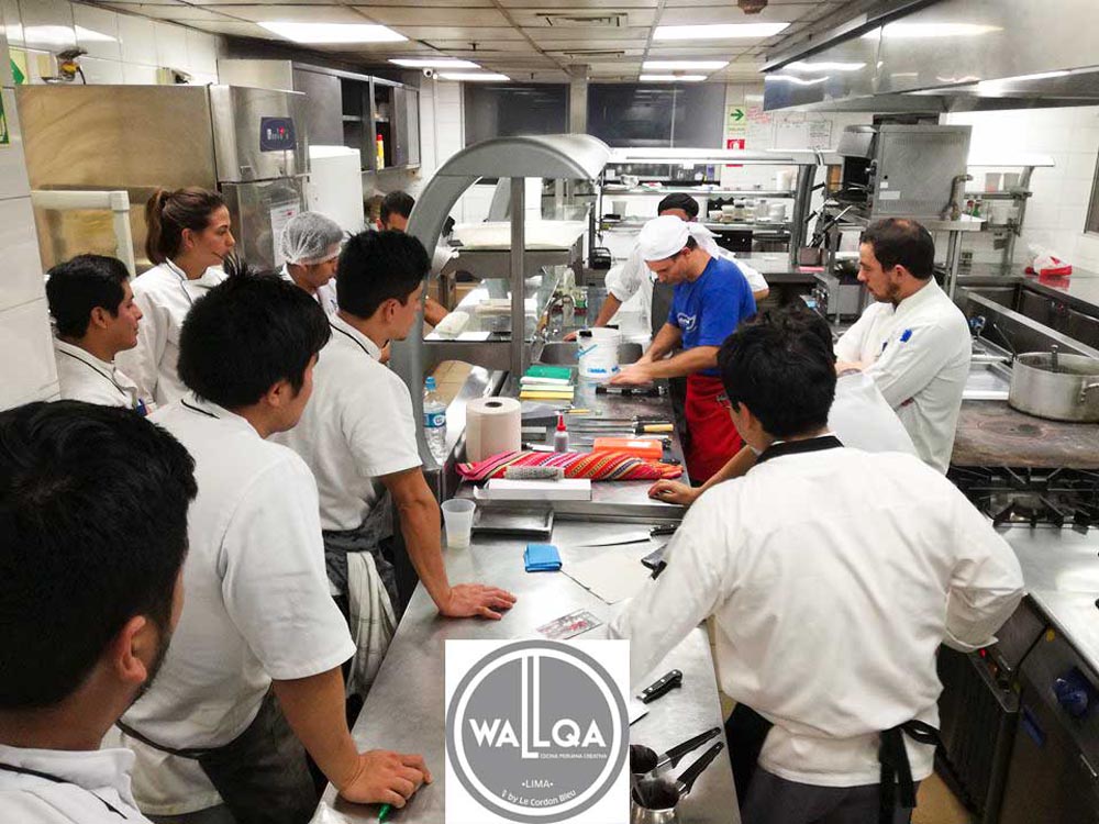 Wallqa restaurante de Le Cordon Bleu Lima charla de afialdo Gubia PE
